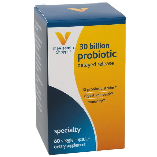 Probiotic Delayed Release 30 Billion With 10 Probiotic Strains to
