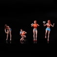 thumbnail image 6 of QSTDGVPW 4Pcs 1/64 Scale Car Wash Girl Model Realistic Resin Girl Model for DIY Scene, 6 of 7