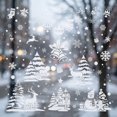 thumbnail image 5 of 4 Sheet Christmas Window Clings Stickers Christmas Snowman Reindeer Snowflake Window Stickers For Glass Decorations for Xmas Party Window Mirror Fireplace, 5 of 5