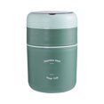 thumbnail image 1 of Inteprter Fiambrera de acero inoxidable para beber, gran capacidad, para alimentos, cuchara térmica, tarro, contenedor aislado, fiambrera, Mostrada Verde, 1 of 6