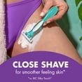 thumbnail image 4 of BIC Soleil 4 Escape Scented Women's Disposable Razors With 4 Blades, Comfortable Shave, Lavender & Eucalyptus Scented Handle Shaving Razors for Women, 4 Count, 4 of 9