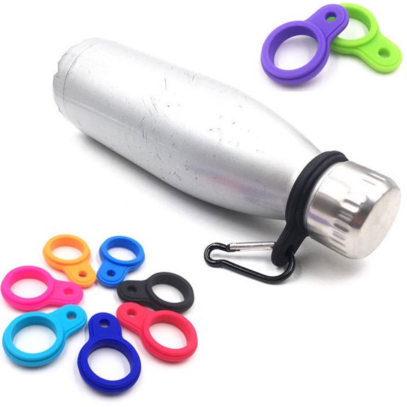 WHAMVOX  8 Pcs Kettle Buckle Silicone Clips Carrying Water Bottle Travel