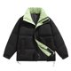 thumbnail image 2 of Puntoco Chaqueta De Algodón Con Cuello Alto, Manga Larga, Bolsillo Con Cremallera Y Cordón Ajustable Para Hombre, 2 of 5