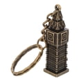 thumbnail image 6 of OULII British Style Keychain Building Model Dark Brown Metal 1Set Keeps Keys Organized for Collectors, 6 of 8