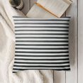 thumbnail image 3 of YINGXI Black and White Striped Throw Pillow Covers Accent Decorations Decorative Throw Pillows Cases Cushion Covers for Home Bed Living Room Couch Sofa Decor 24x24in, 3 of 5