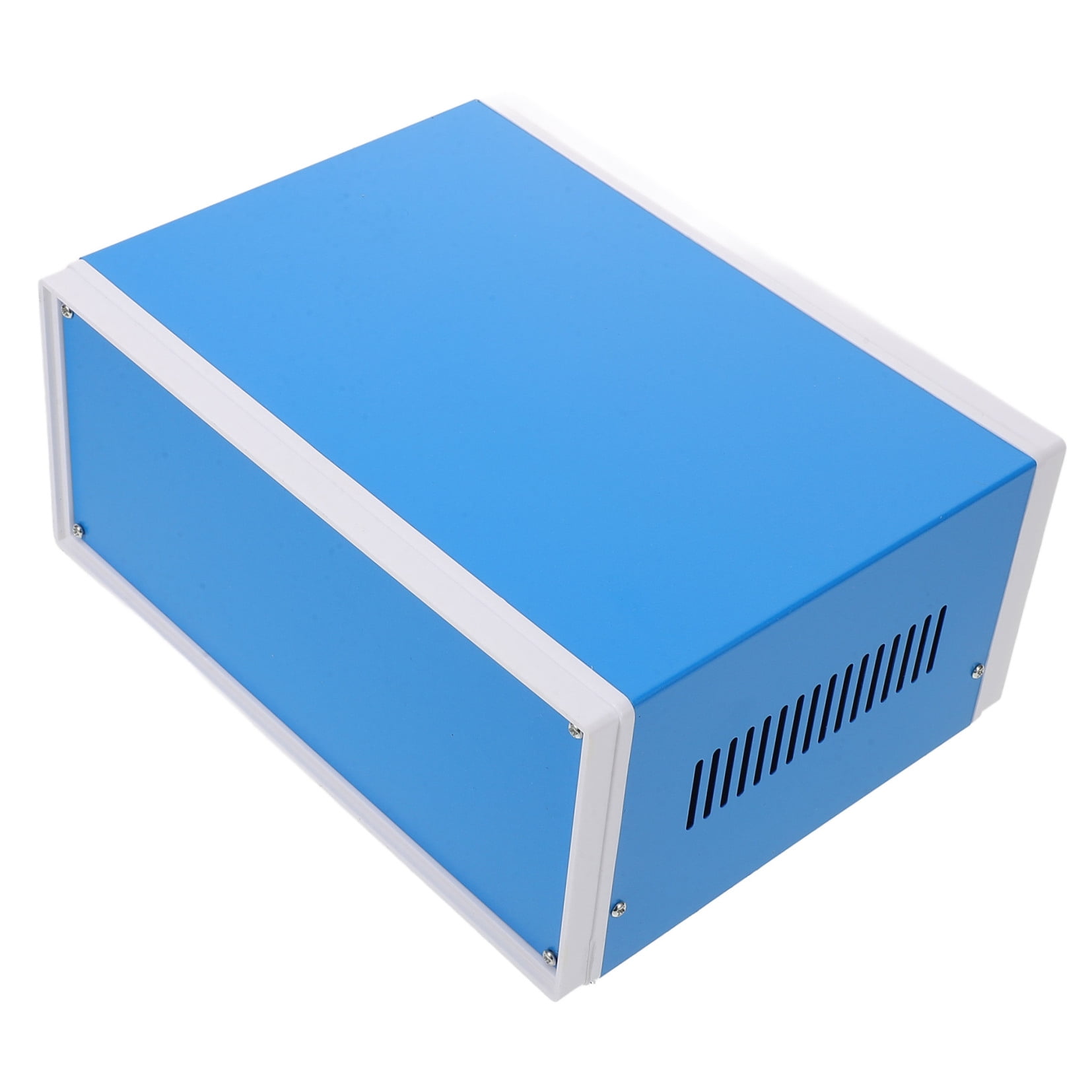 Soimiss Durable Blue Metal Enclosure Project Box for Electrical Devices with Screws