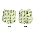 thumbnail image 3 of Fuzoiu Avocado for Exercise Print Women's Athletic Shorts, Double-Layer Running Shorts with Pocket,Women's Workout Shorts for Yoga, Gym, and Workouts-Large, 3 of 7