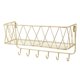 thumbnail image 1 of Bearachild Key Rack Mail Holder Metal Kitchen Wall Office en Organizer Hook Mount Almacenamiento y organización del hogar Oro, 1 of 1