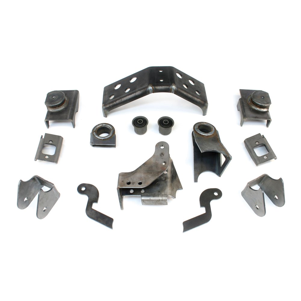 TeraFlex 3991100 Front Axle Bracket Kit for 19972006 Jeep Wrangler TJ