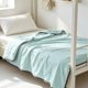 thumbnail image 5 of Edredón de verano suave y lavable: manta transpirable con aire acondicionado para cama, sofá o viajes. Tejido de poliéster ligero, agradable para la piel, lavable a máquina, perfecto para noc, 5 of 6