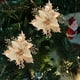 thumbnail image 5 of Adornos Navideños para Árbol (6 Piezas) | Flores Artificiales de Tela para Árboles de Navidad, Bodas y Fiestas | Flores Artificiales Rojas y Doradas de 15 Cm para Una Decoración Festiva Del Hogar, 5 of 6
