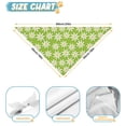 thumbnail image 6 of Dog Bandana 1 Pack,Green Daisy Flower Pattern Bandanas for Dogs,Cat Bandana,Small/ Large Dog Bandana 2 Size,Dog Bandanas Girl Boy, 6 of 6