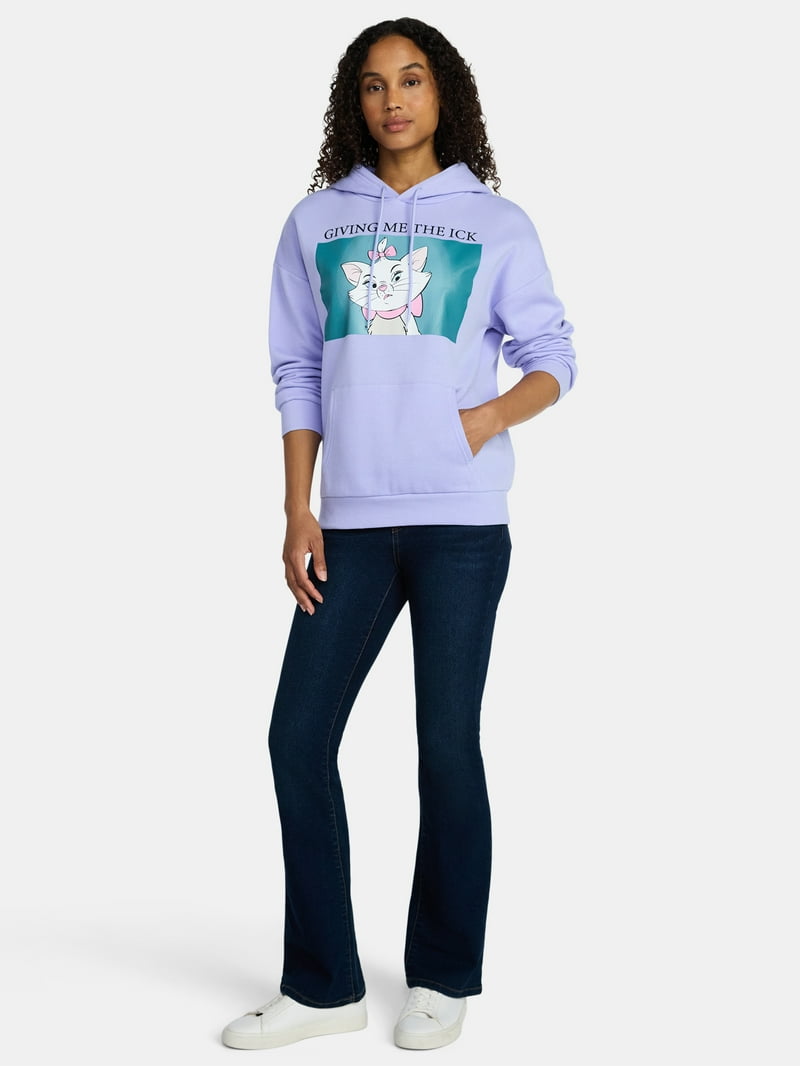 The Aristocats Women's Marie Graphic Drawstring Hoodie, Sizes XXS