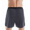 thumbnail image 4 of Calzoncillos tipo bóxer Perry Ellis Luxe Solid para hombre, azul marino, talla XL, 4 of 4