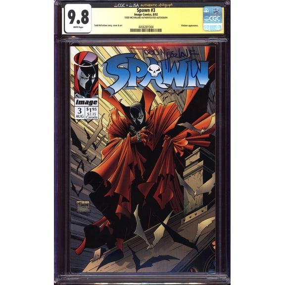 Spawn #3 - CGC 9.8 Comic Book