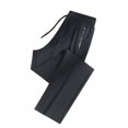 thumbnail image 5 of Sakmal Plus Size Women's Pants Pleated Straight Leg High Waisted Workout Solid Black Pants, 5 of 5