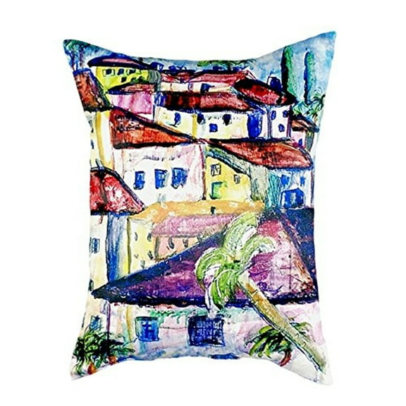 Betsy Drake NC557 16 x 20 in. Fun City II No Cord Pillow
