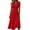 Red, variant on YuXingFu Cotton Dresses for Women Plus Size Maxi V-Neck Plus Size Womens Dress Sleeveless Flowy Long Casual Summer Purple S