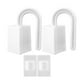 thumbnail image 1 of Protector de dedos para bebés y niños, bisagra de puerta de plástico, tope de seguridad giratorio, 1 of 14