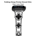 thumbnail image 2 of Swarich Clover Band for Apple Watch Bands 42mm 44mm 45mm 49mm, Simple Stylish Sparkle Diamond Metal Dressy iWatch Bracelet for Apple Watch Band Ultra 1/2 Series 9 SE 8 7 6 5 4 3 2 1,Black+Black, 2 of 7