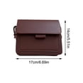 thumbnail image 3 of Willtoo Fashionable Women's Handbag, Women's Mobile Phone Wallet, One Shoulder Crossbody Saddle Bag, 3 of 5
