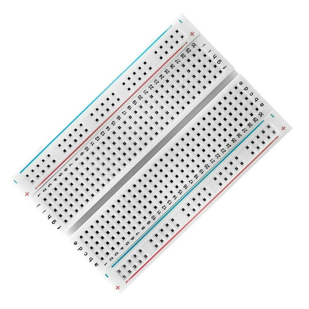 Breadboard 400 Point Cavity Boards MB-102 para montaje y puesta en marcha de circuitos Sywqhk Para estrenar