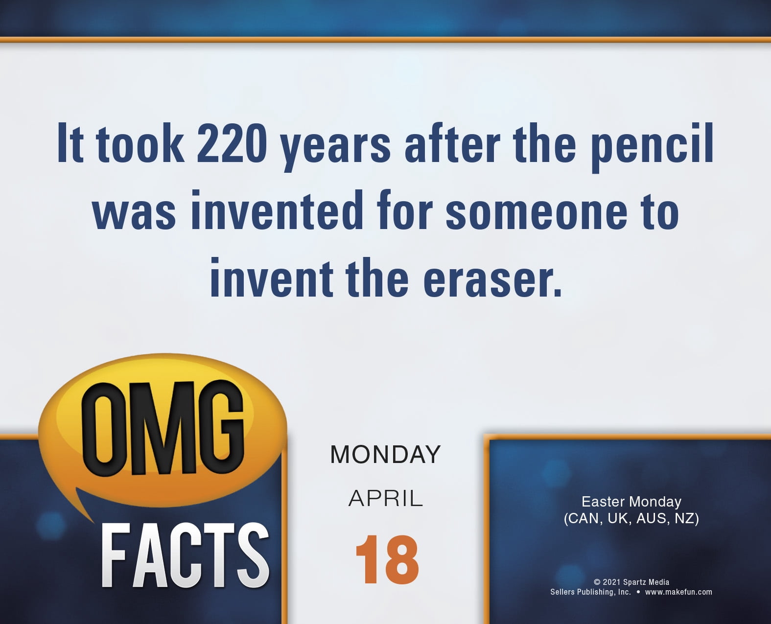 OMG Facts 2022 Boxed Daily Calendar