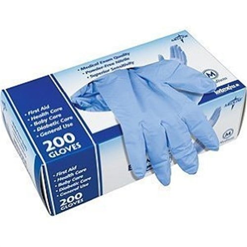Curad Medline Powder Free Nitrile Exam Glove medical Exam Quality