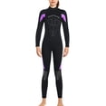 thumbnail image 1 of Eigraketly Trajes de buceo, traje de neopreno cálido, traje de baño térmico ajustado para Surf, elástico, cómodo, duradero, accesorio Deportes acuáticos Mujer Morado L, 1 of 6
