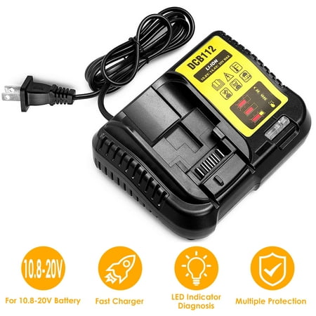 

iMounTEK Charger Fit For Dewalt 10.8-20V Battery Rapid Charger Replacement Compatible with DCB107 DCB101 DCB200 DCB205