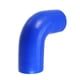 thumbnail image 5 of 1 Juego de manguera de silicona Unique Bargains Codo de 90 grados Azul ID de 57mm, 5 of 6