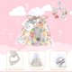 thumbnail image 5 of XHIPY - 50 llaveros de huella de beb&eacute;, abridor de botellas, regalos de fiesta de baby shower, abridor de botellas, regalos de baby shower, con bolsa de organza (plata), 5 of 7