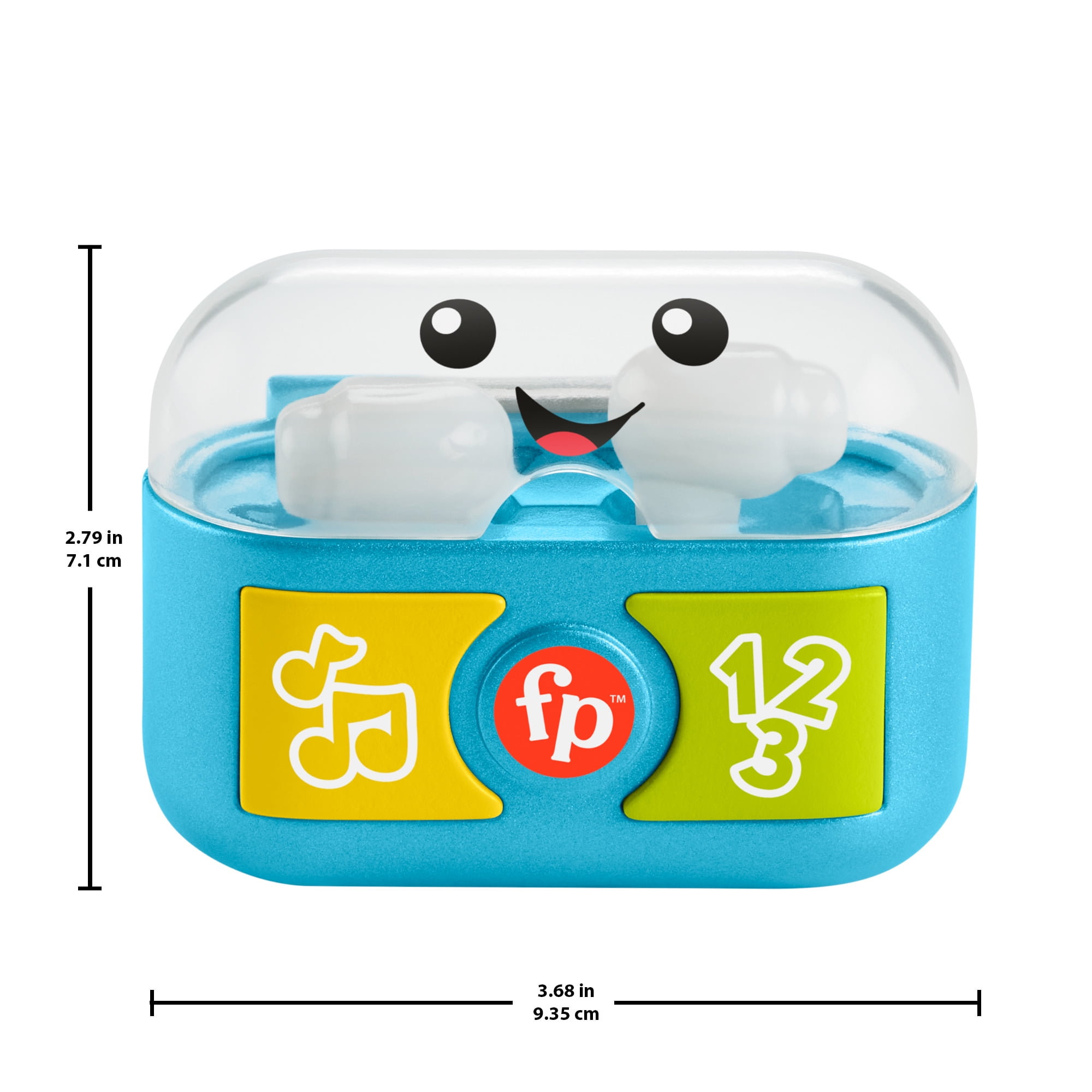 Fisher-Price Laugh & Learn Play Along Ear Buds Baby & Toddler Learning Toy with Music & Lights