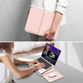 thumbnail image 7 of Fintie Sleeve Case for MacBook Air 13.6 M3 M2 / MacBook Pro 14 / MacBook Pro 13 M2 (2016-2023) / MacBook Air 13.3 - Premium PU Leather Slim Bag Cover with Stand Feature, Pink, 7 of 7