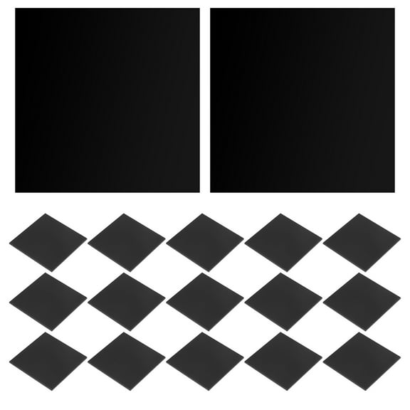 KALLORY Black Acrylic Sheet for DIY Crafts Projects Enhancing Creativity with 2mm Sheets