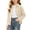 Beige, variant on DJDLJWCJ Big Girls Button Up Shirt Solid Color Loose Fit Long Sleeve Shirts Loose Fit Casual Shirts with Pocket Pink Size 3T