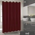 thumbnail image 3 of Forro de cortina para cabina de ducha pequeña para baño, 31" de ancho x 71" de alto, tamaño estrecho, transparente, resistente, resistente al agua, para cabina de ducha, 3 of 3
