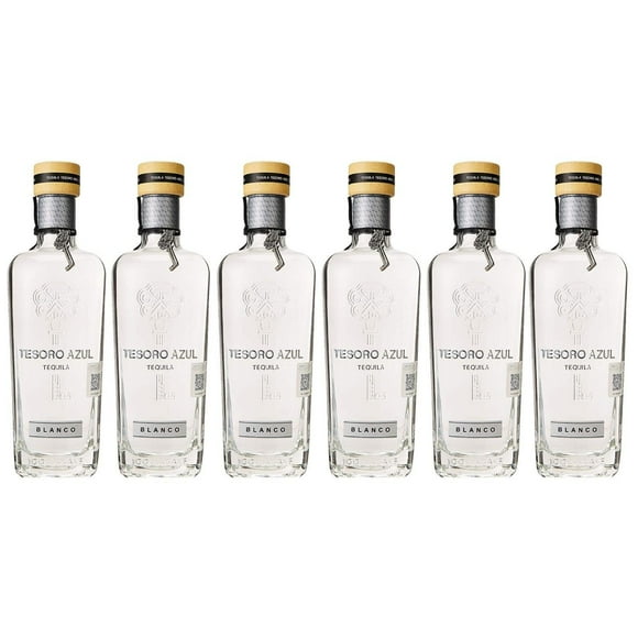 Pack de 6 Tequila Tesoro Azul Blanco 750 ml Tesoro Azul Blanco