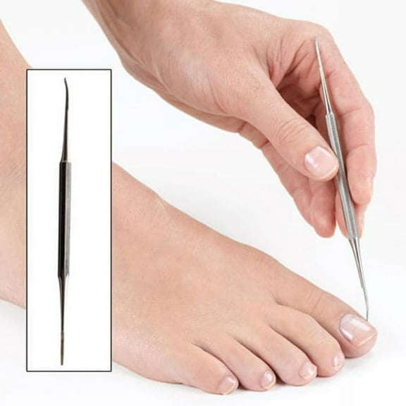 Body Toolz Double Tip Ingrown Nail File. Reduce Painful Ingrown Nails