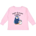 thumbnail image 3 of Inktastic Happy Birthday, Daddy- Cute Penguins Boys or Girls Long Sleeve Toddler T-Shirt, 3 of 5