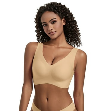 Norbi Women's Bra High Elastic Seamless Underwear Comfort Large Chest Display Small Underwear