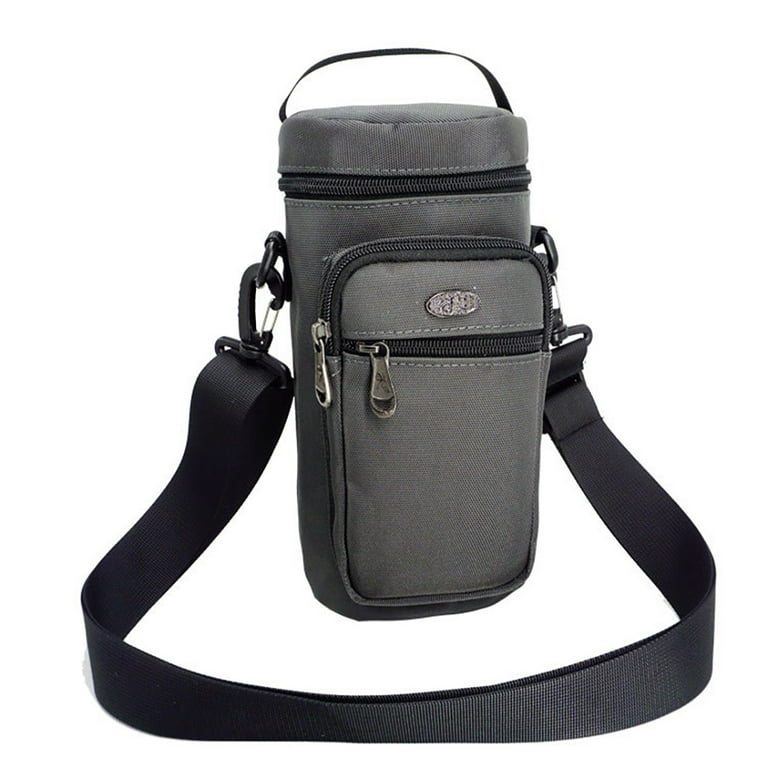 Water Bottle Bag Nylon Crossbody Water Bottle Pouch Utility Pouch