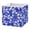 Blue And White Leaves, variant on Fabric Storage Bins Foldable Cube For Home Organization Baskets Yellow Daisies Green Stems