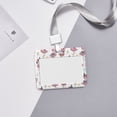 thumbnail image 6 of Cauagu Flamingos Tribal for ID Badge Holder,Badge Holder with Windows Key Card Work Badge Sleeve for Office/ Factory/ID Credit Cards/Proximity Key Cards, 6 of 7
