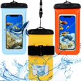 thumbnail image 1 of 3Pcs Floatable Waterproof Phone Bag, 1 of 5