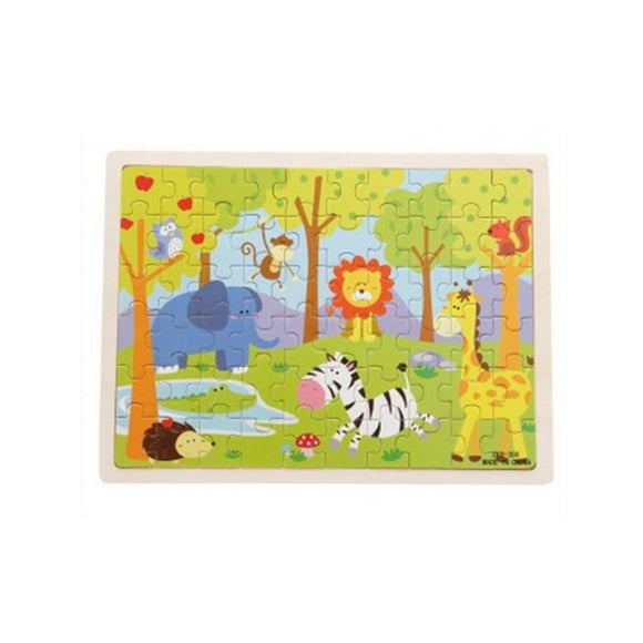 Jouets Casse-Tête Colorés pour Enfants Kit Éducatif Précoce Animal de Dessin Animé