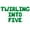 Green, variant on Letter Balloons - TWIRLING INTO FIVE 16" Inch Alphabet Letters Foil Mylar Balloon 5th Birthday Party Banner (Silver)