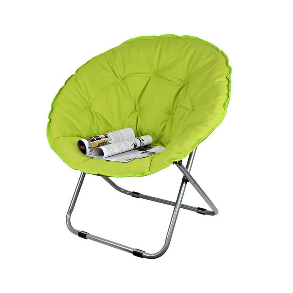 Folding indoor Saucer Chair for adults, Comfortable moon chair
