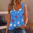 thumbnail image 2 of Ichuanyi Womens Tank Tops Summer Print Camisole T-Shirts Crew Neck Loose Fit Cami Shirts Sleeveless Tank, 2 of 4