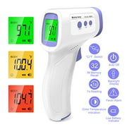 Thermometers for Adults Forehead, Fever Alarm 1 Second Reading Thermal Thermometer for Kids, Baby?Infrared Digital Thermometer Non Contact Thermometer,Purple